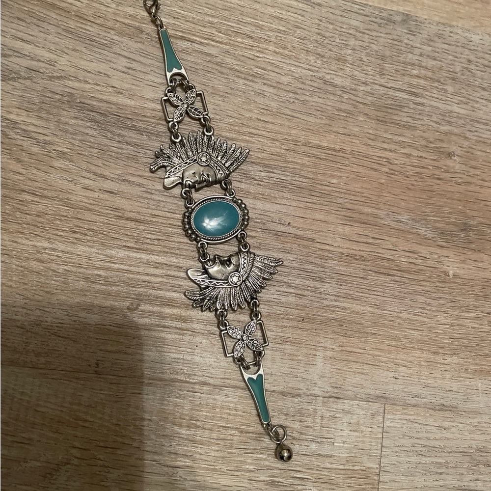 Indian head bracelet